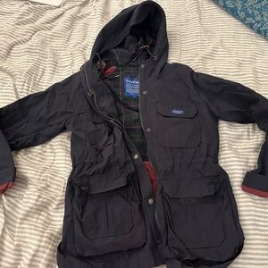 Madewell x Penfield® Rain Jacket (navy, size large / L)